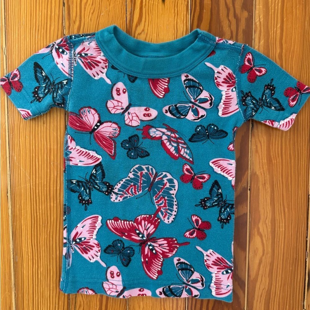 Hanna Andersson Butterfly Print PJ Top